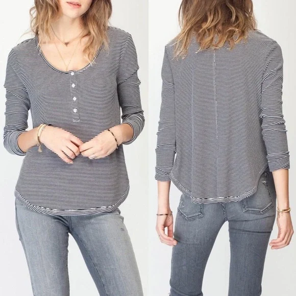 Anthropologie Gentle Fawn Striped Guide Top Women's Size Medium - Picture 1 of 10